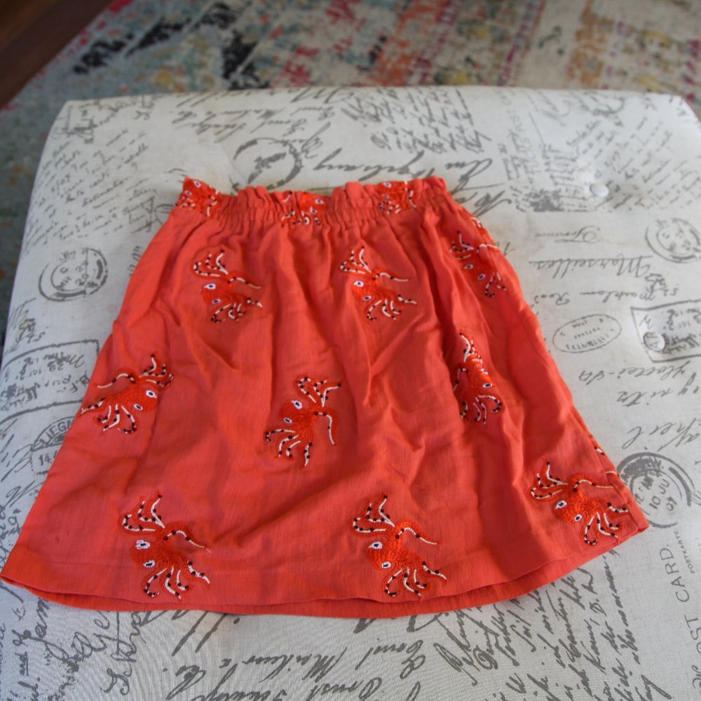 Swim Cover up skirt Orange